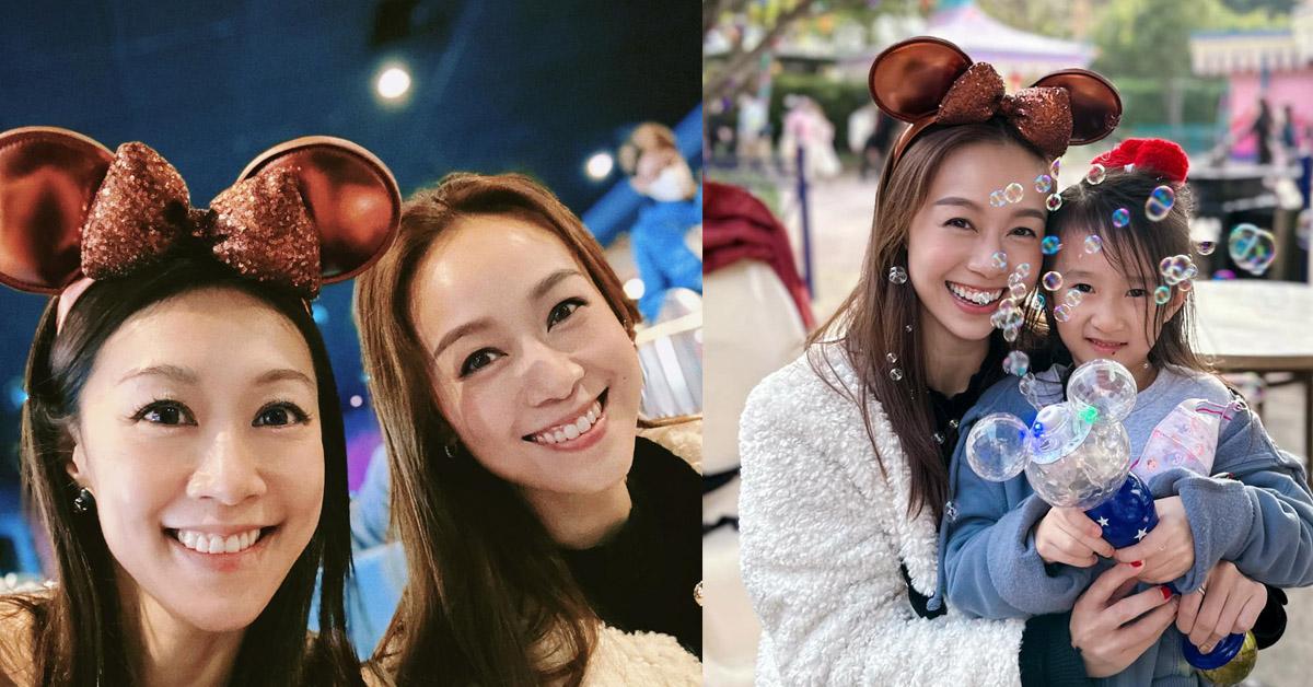 黃心穎陪姨甥去樂園慶生 與家姐頭飾兩份用