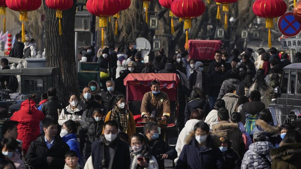 中國疾控中心指，內地未發現CH.1.1本土感染個案。(美聯社)