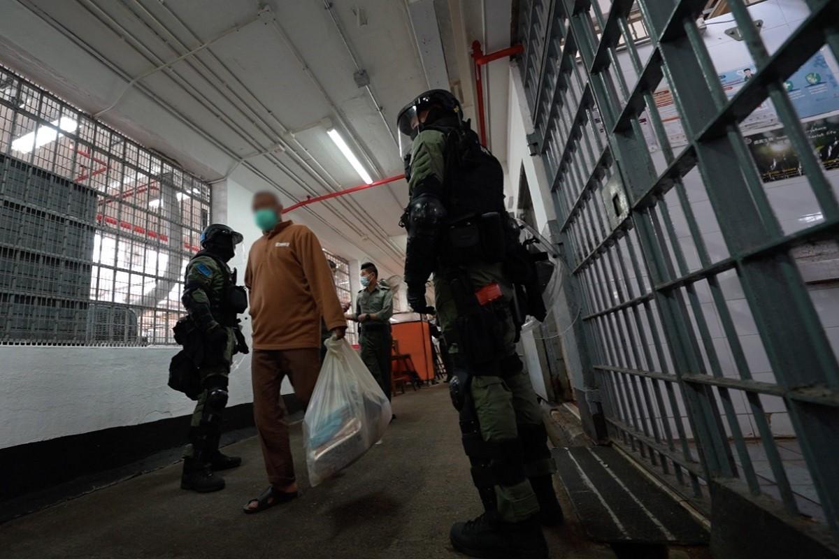 懲教署採取行動打擊赤柱監獄囚友非法活動。(政府新聞處)