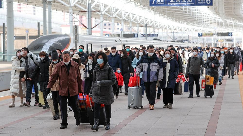 內地春運人員流動約47.33億人次。(中新社)