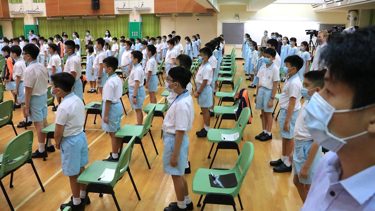 小學生的回校前快速測試要求，將暫時維持至3月15日。(資料圖片／林俊源攝)