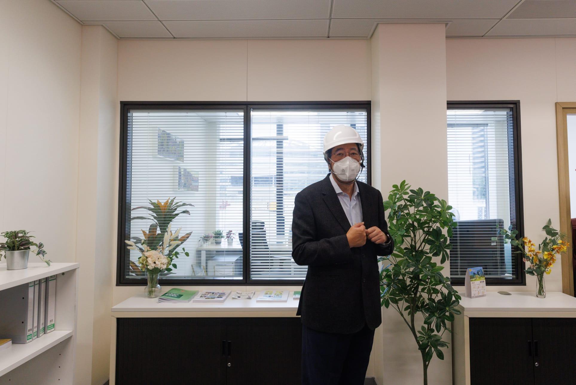 立法會議員辦公室加建工程   梁君彥：部分安排是回應議員多年來的要求 (蘇文傑攝)