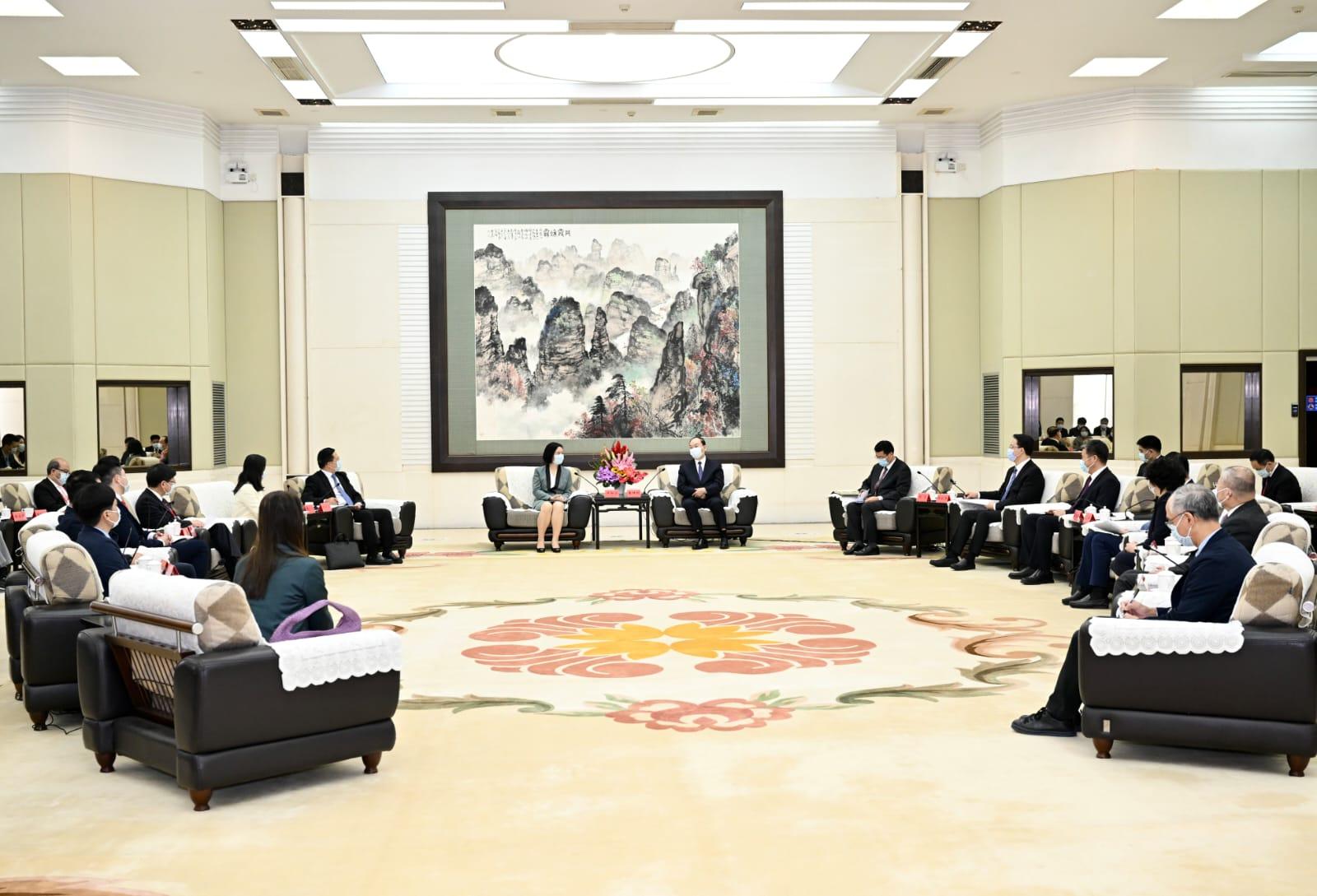 廣東省委書記黃坤明晤港傳媒代表團