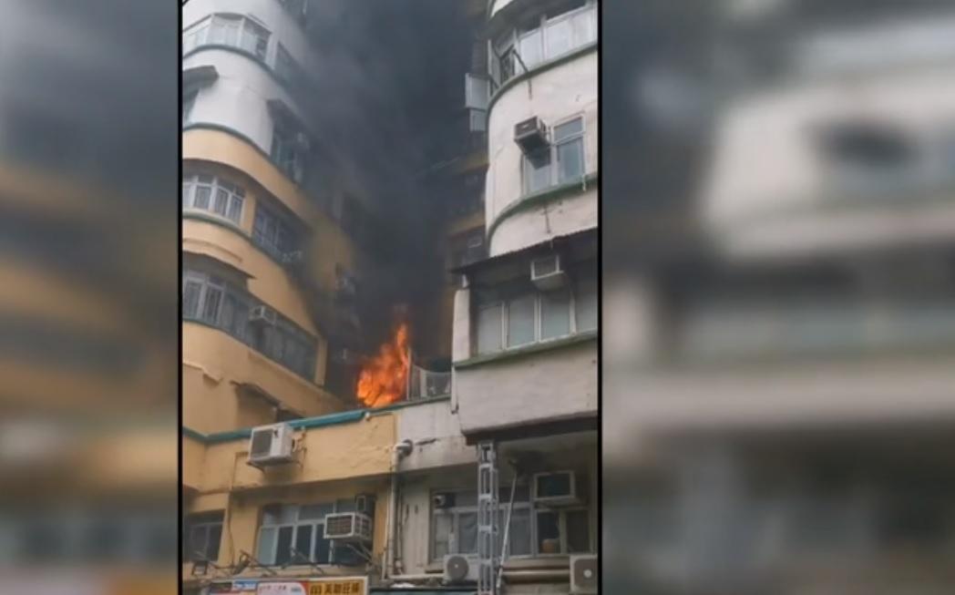 大角咀單位起火兩貓葬火海3人送院 居民面衫熏黑逃出受驚飲泣