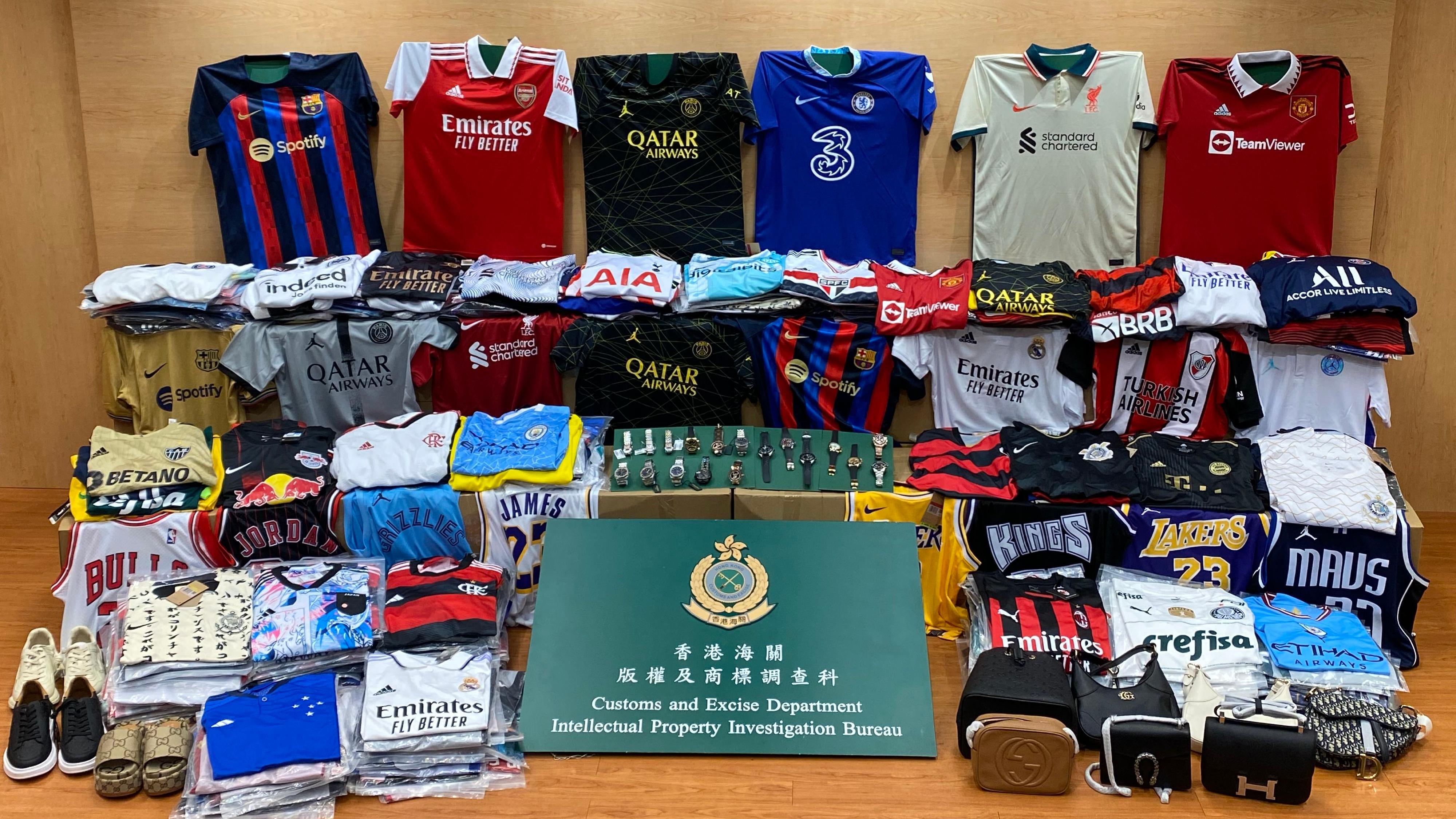 海關檢獲11000件懷疑冒牌貨物 市值約440萬