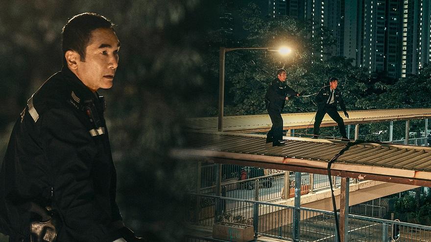 衝鋒｜方中信親身上陣高空跳天橋  尖沙咀實景拍爆破槍戰