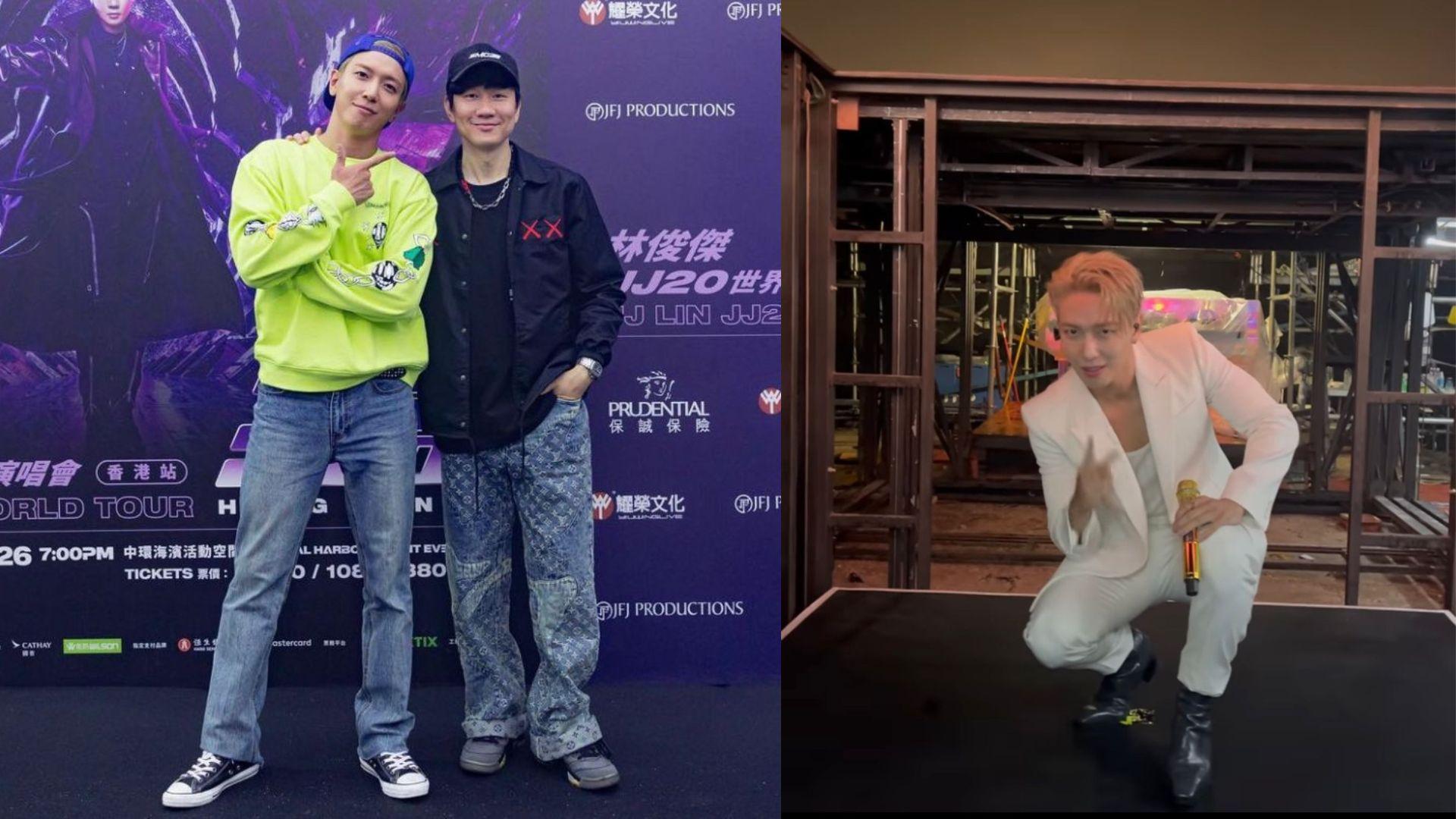 鄭容和相隔五年再訪港 為JJ林俊傑中環個唱驚喜站台