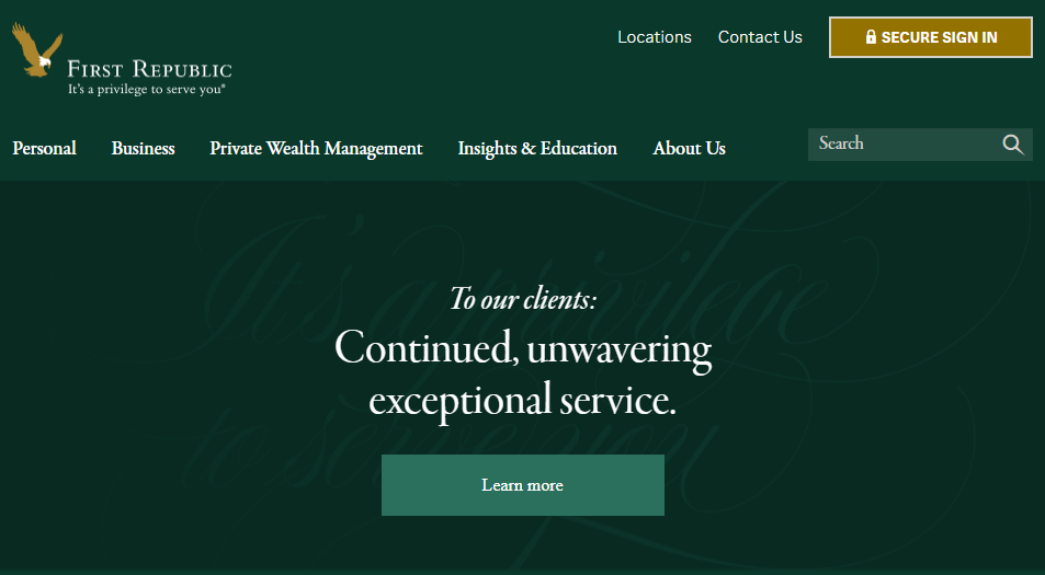 11間大行注300億美元存款力撐第一共和銀行。(資料圖片)