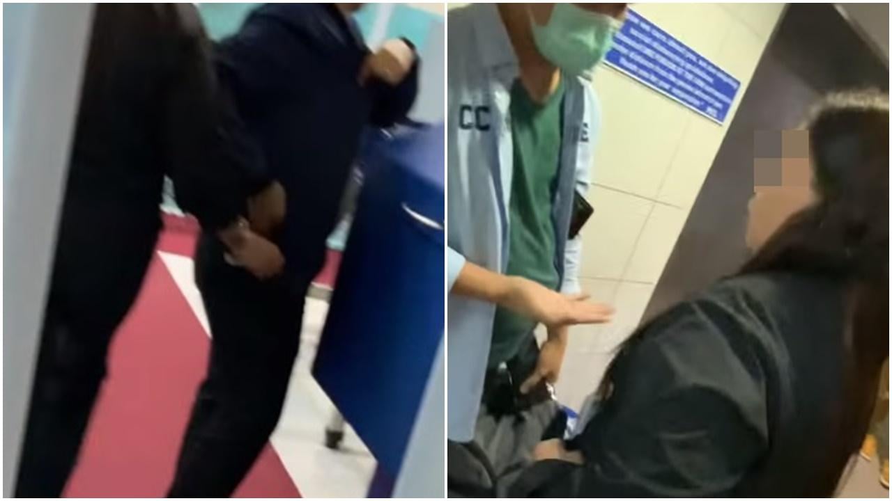 菲機場安檢人員偷遊客財物斷正，歸還後要求刪片。(FB)