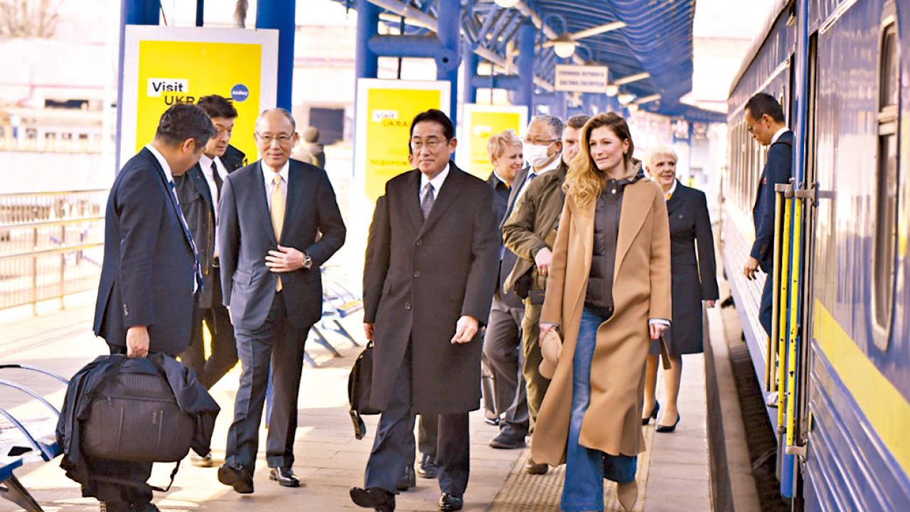 日揆岸田文雄突訪烏克蘭