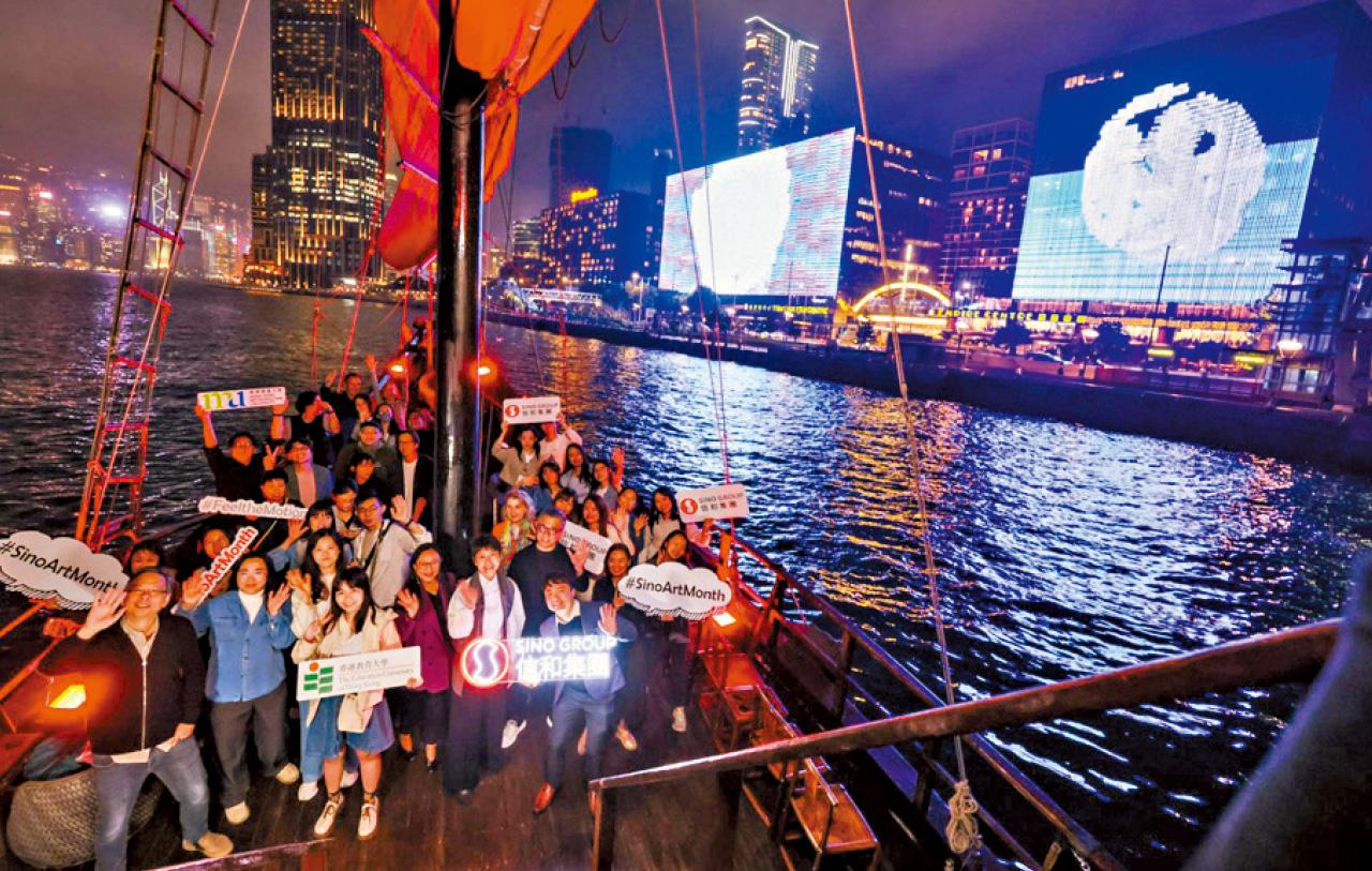 信和聯乘HKWALLS辦海上藝遊 培育年輕一代藝術發展