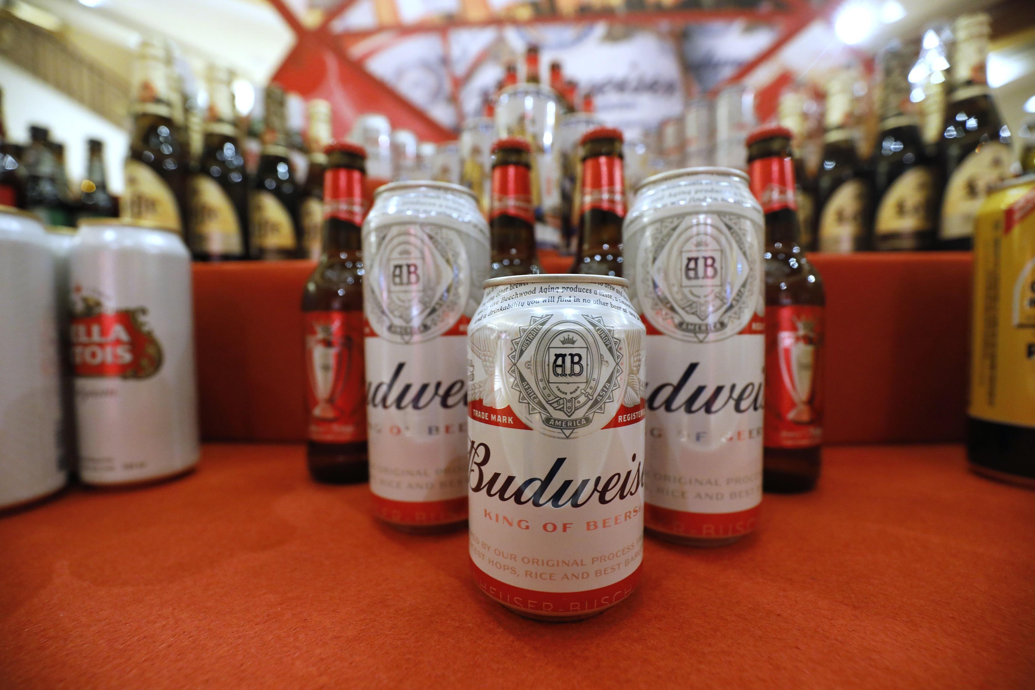 百威亞太少賺4%，主要受中國業務拖累。(資料圖片)