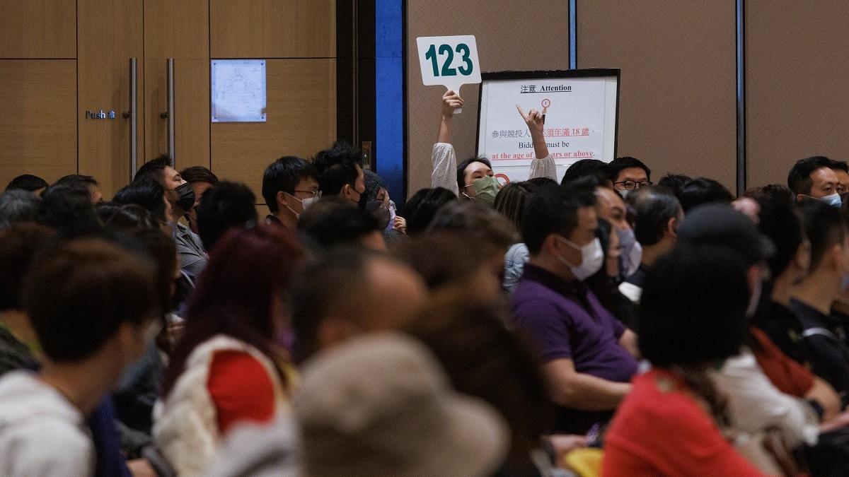 運輸署今日舉行車牌拍賣。(資料圖片／蘇文傑攝)