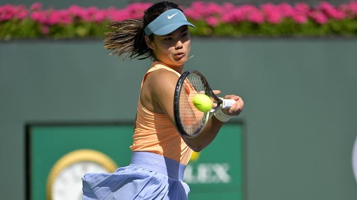 英國的拉度卡露在印第安韋爾斯大師賽首圈晉級。(路透社)