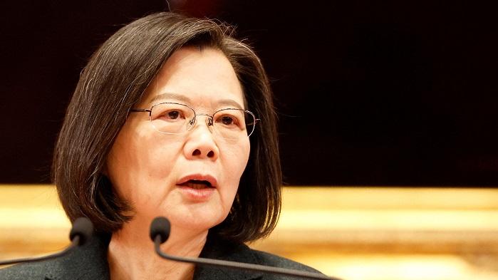 蔡英文宣布中美洲行程過境美國。(路透社)