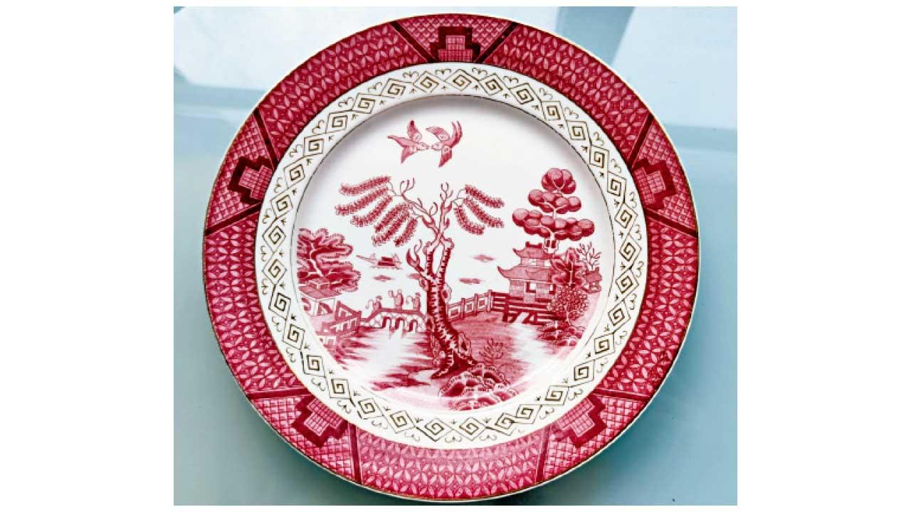 中國風•柳亭紋