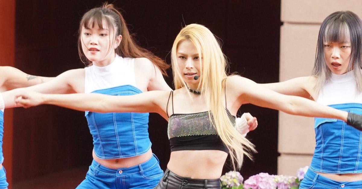 Gin Lee連跳三首快歌 無食嘢中途腳軟