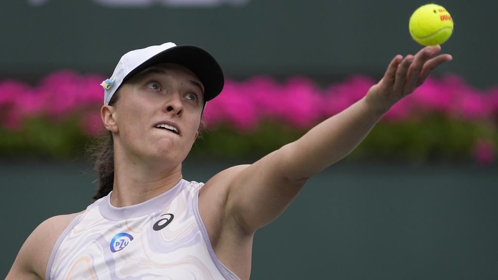 施維雅迪在印第安韋爾斯賽後批評俄羅斯球手。(美聯社)