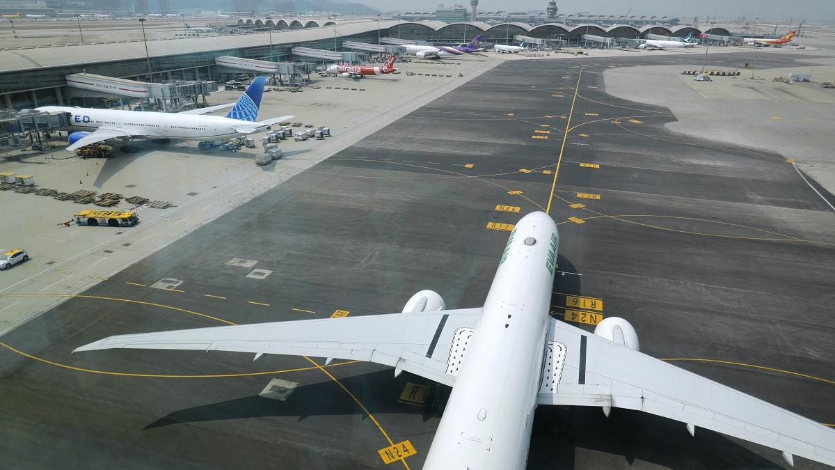 機管局指，香港國際機場飛機起降量正持續增長。(資料圖片／林俊源攝)