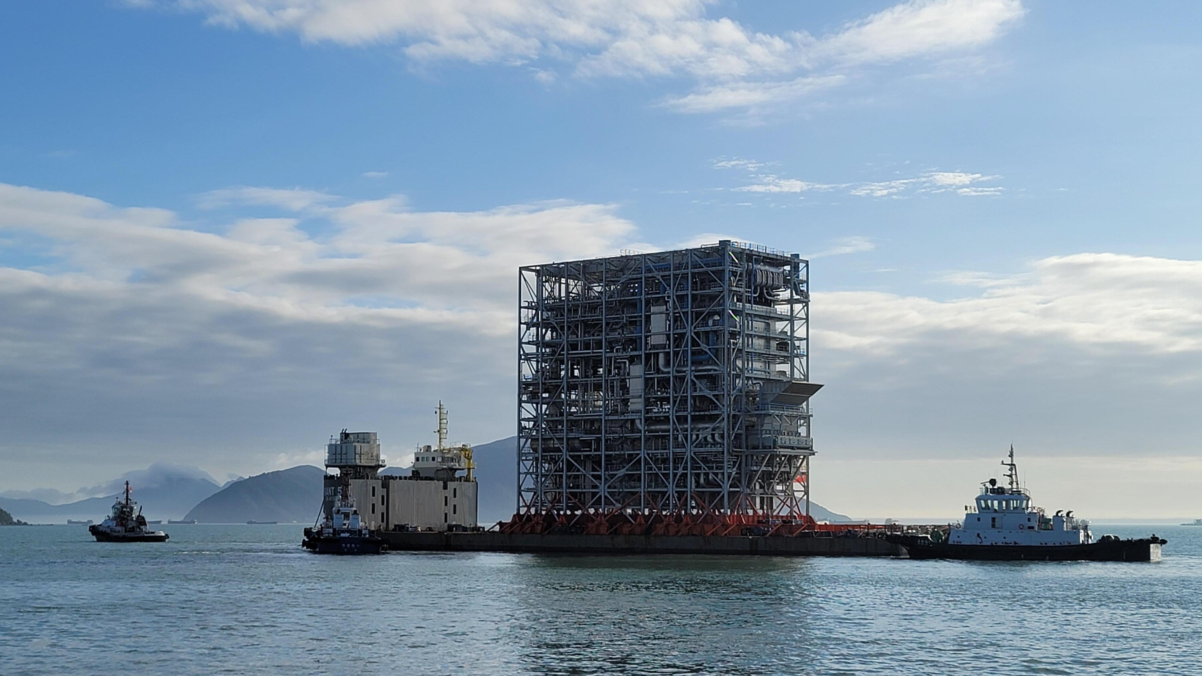 石鼓洲焚化爐組件抵港料2025年投產　年產電量可供10萬戶