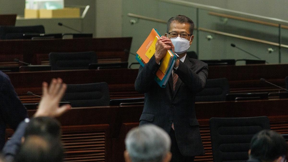 陳茂波表示，本港要集中精力和資源，心無旁騖地全力發展經濟。(資料圖片／蘇文傑攝)