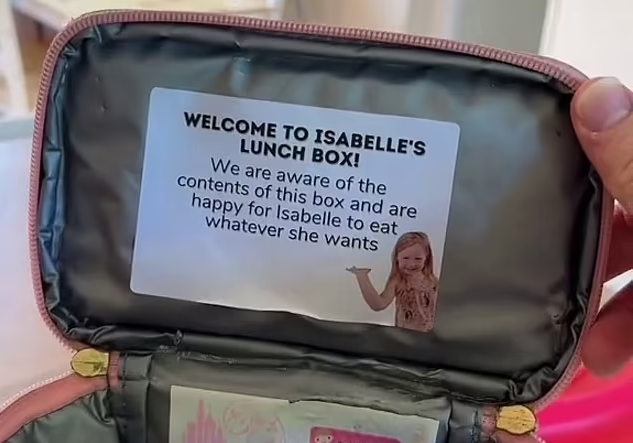 小朋友帶飯｜女兒餐盒塞滿薯片糖果 遭老師勸戒 父親放紙條霸氣反擊
