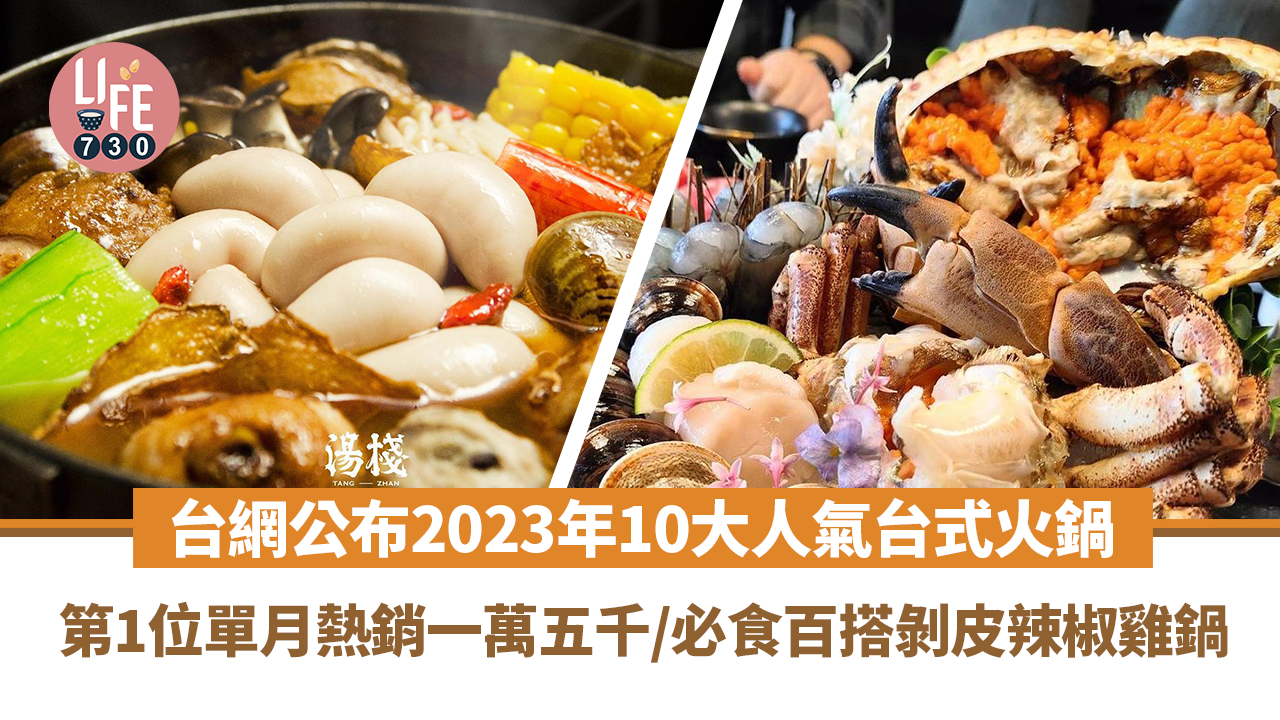 台灣自由行｜台網公布2023年10大人氣台式火鍋出爐！第1位單月熱銷一萬五千鍋、網民熱捧百搭剝皮辣椒雞鍋