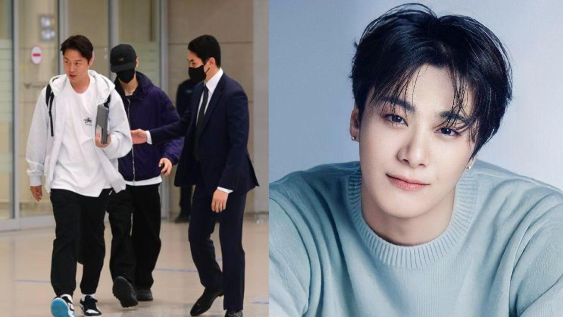 文彬離世｜車銀優神情凝重返抵首爾ASTRO全員到達靈堂送最後一程