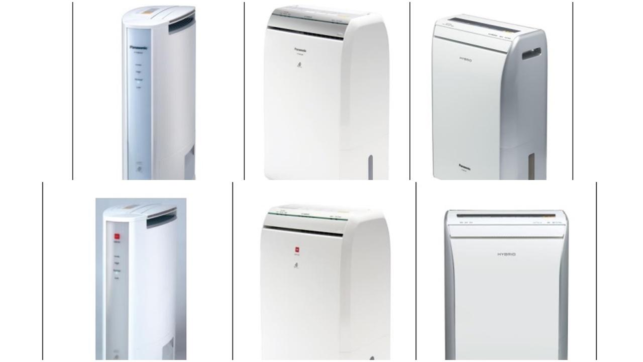 機電署呼籲市民停用6款「Panasonic」和「KDK」牌抽濕機