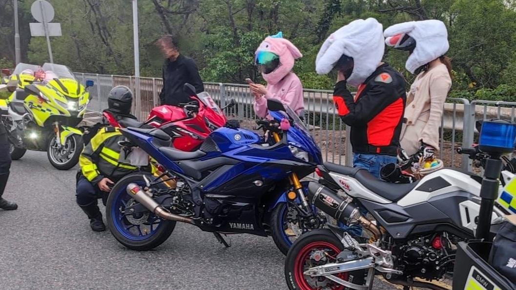 警西九龍區復活節假遏非法賽車