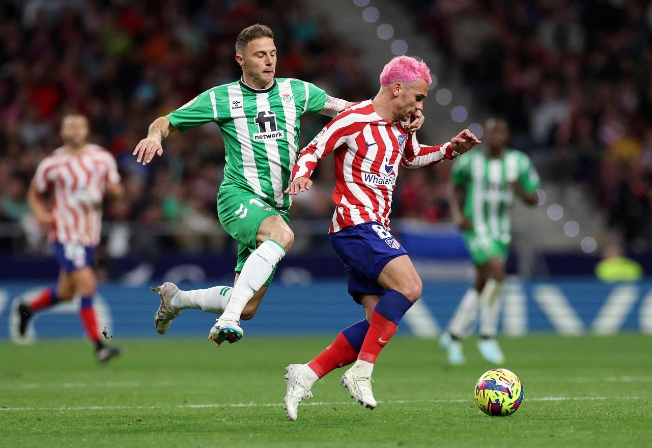 法國前鋒基沙文回歸馬德里體育會後重拾信心，於西甲製造15次機會為全隊靈魂。（路透社）