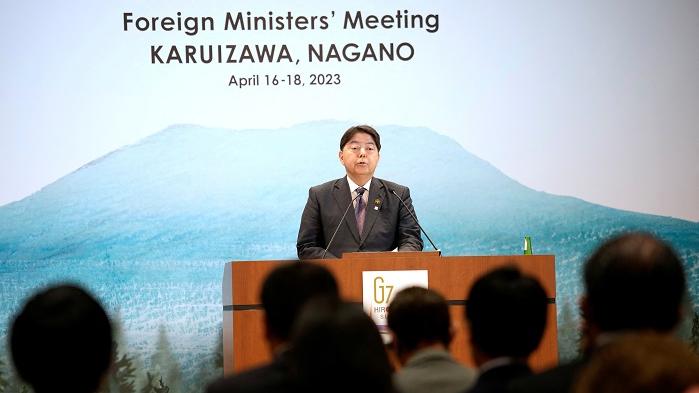 G7外長會議通過聯合聲明。(路透社)