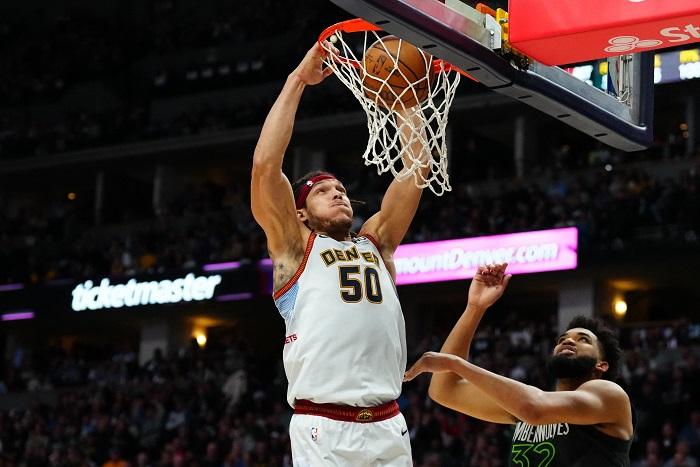 金塊以112:109擊敗木狼，場數贏4:1晉級。(路透社)