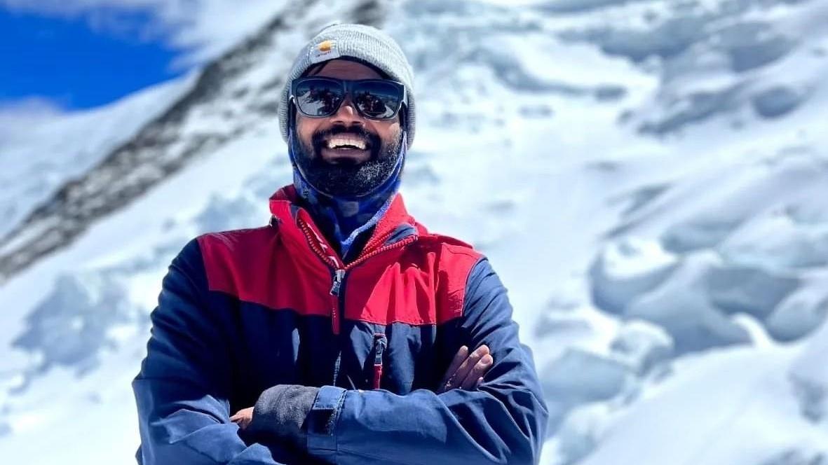 墮山的印度攀山專家Anurag Maloo。(網上圖片)
