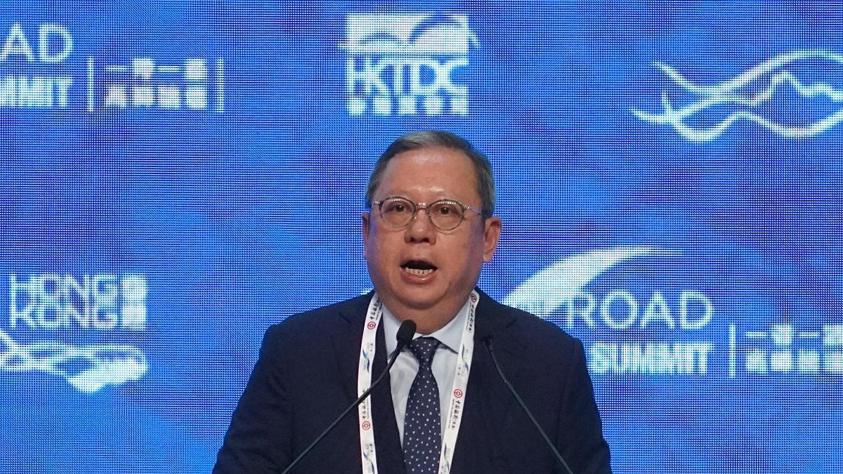 政府再度委任林建岳為貿發局主席，任期2年。(資料圖片／陳奕釗攝)