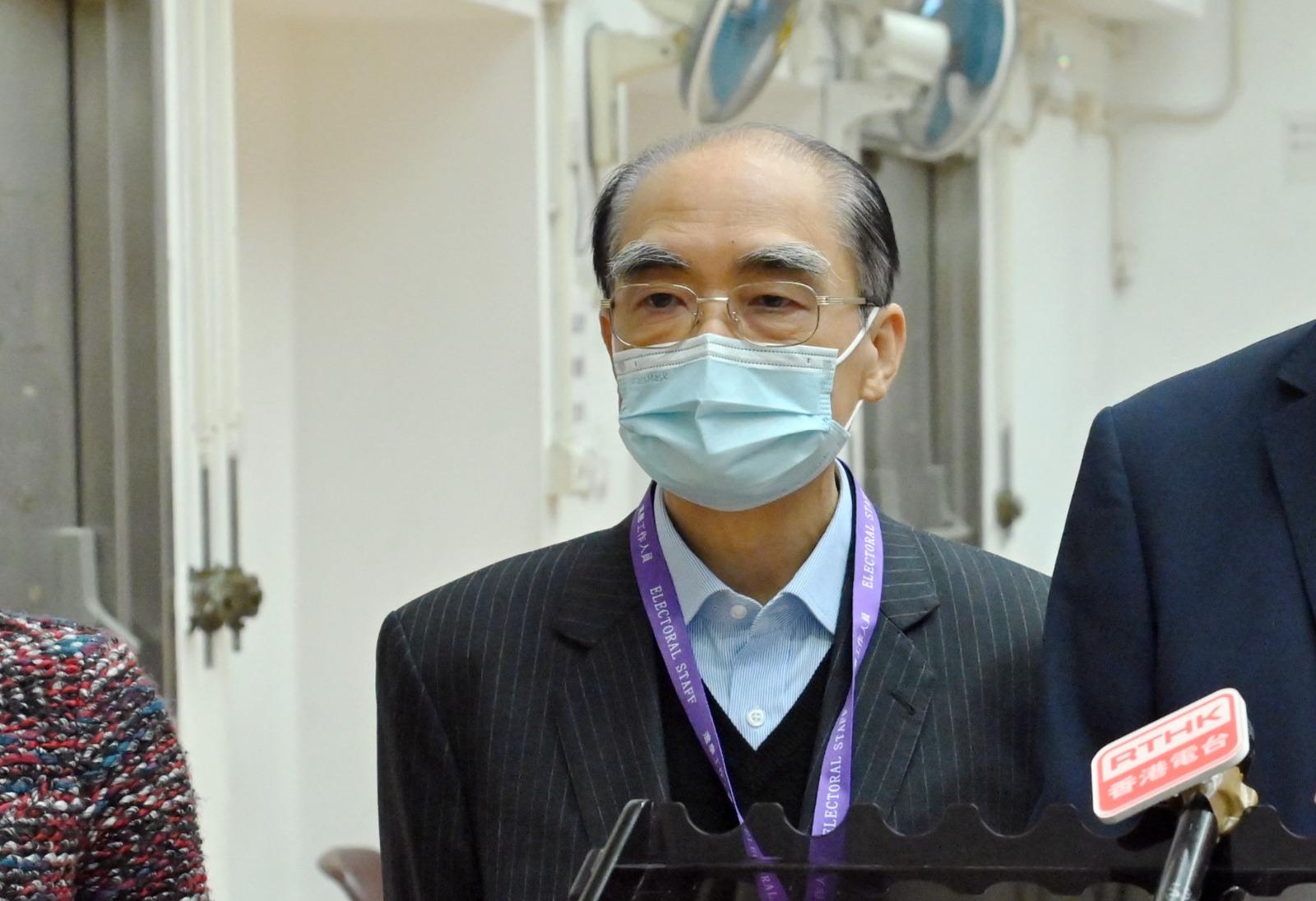 選管會委員陸貽信因健康理由請辭 政府正物色繼任人選