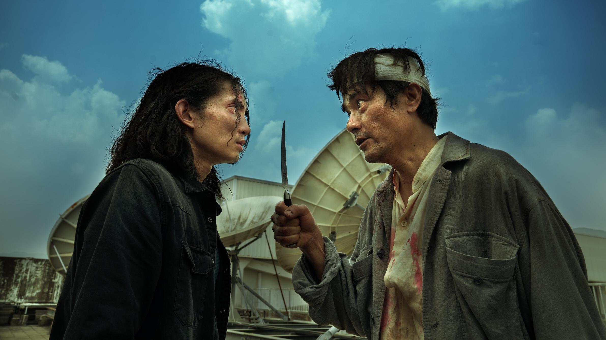 林家棟和楊樂文在《命案》首次合作。(劇照)