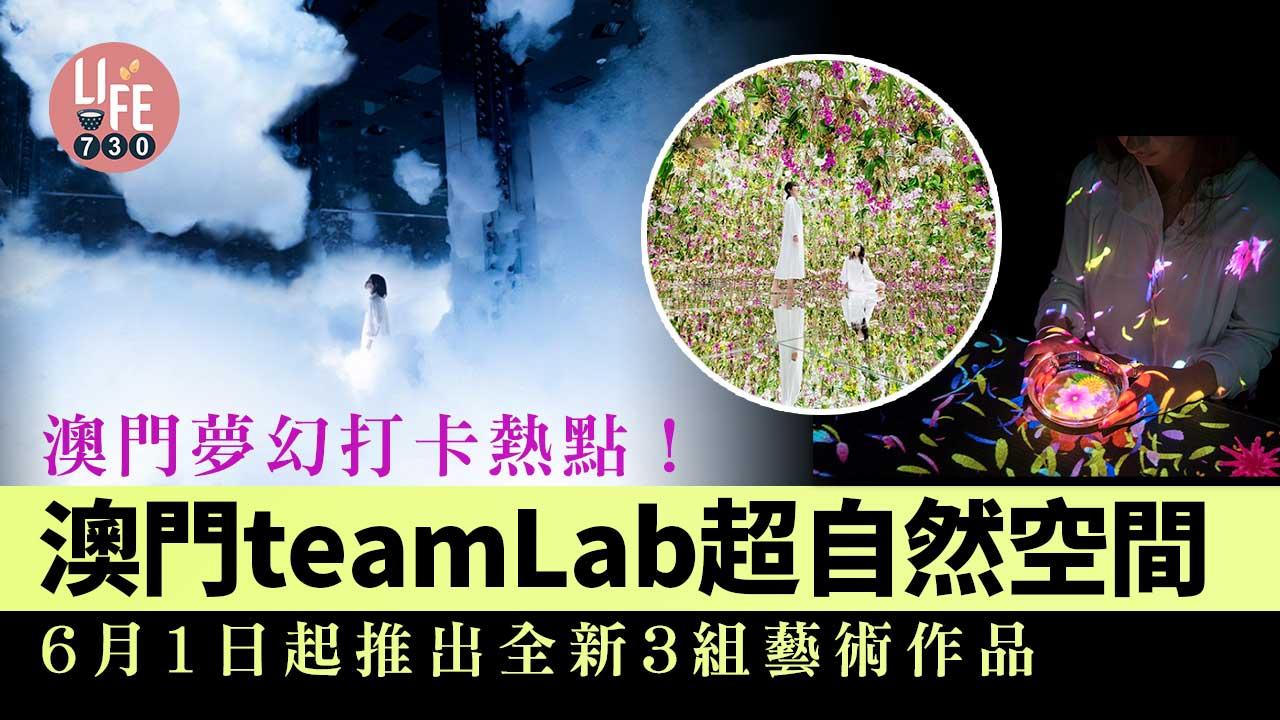 澳門旅遊2023｜澳門teamLab超自然空間最新3組藝術作品！6月1日起登陸澳門威尼斯人