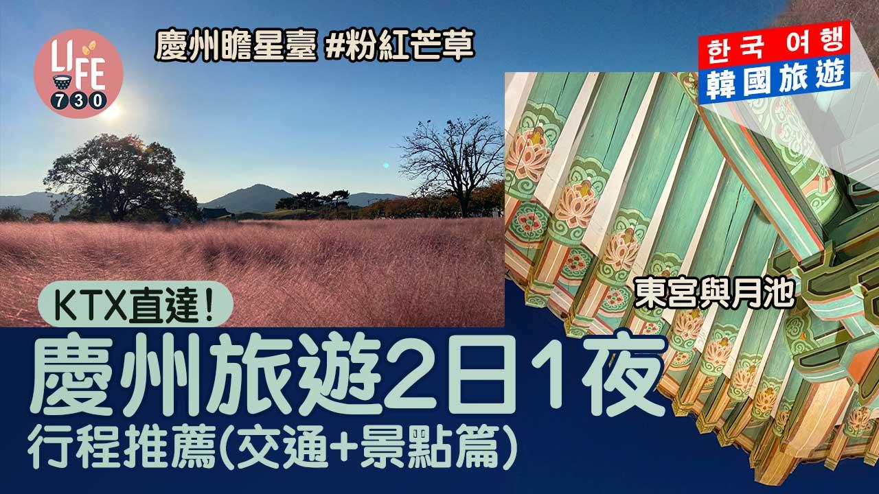 韓國旅遊｜KTX直達！慶州旅遊 2日1夜行程推薦 [交通+景點篇] 粉紅芒草／鬱金香花海／Cafe一條街 