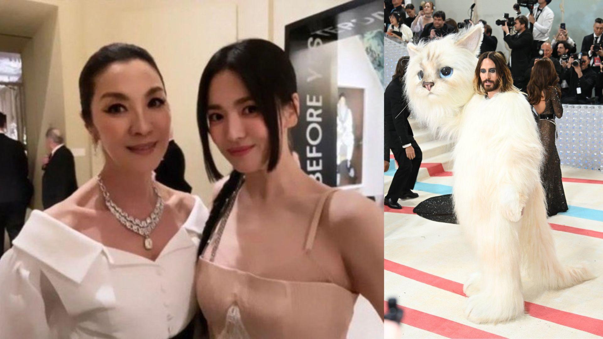 Met Gala 2023︱視后宋慧喬重遇楊紫瓊 謝勒力圖扮貓登場最出位
