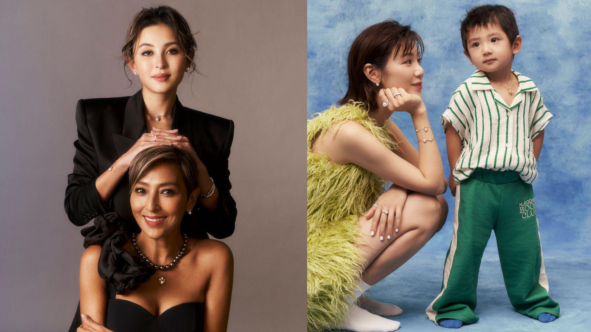 倪晨曦首次母子檔拍廣告 上山詩鈉孖Hilary珠光寶氣迎接母親節 