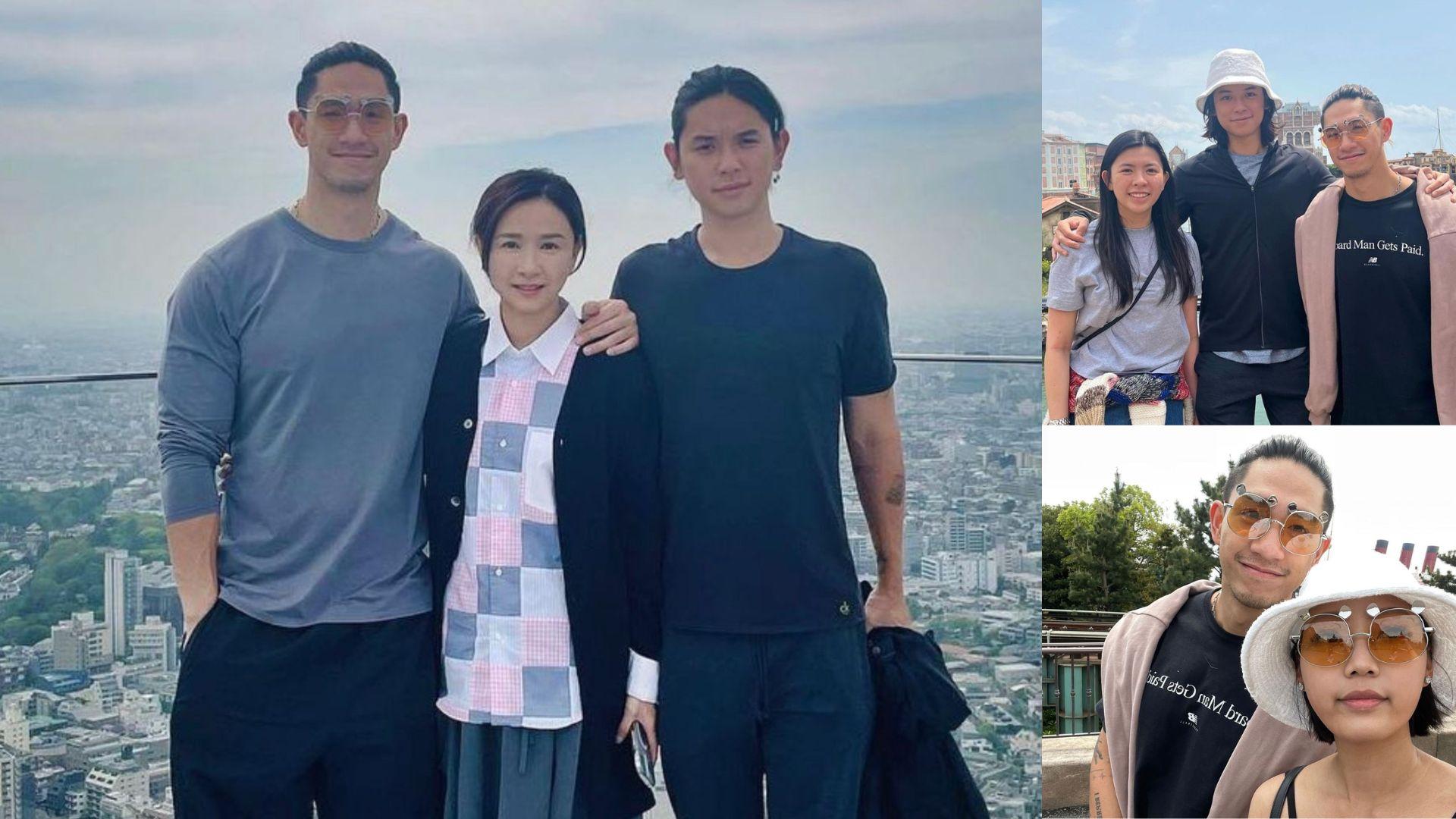 55歲吳婉芳近照曝光 全家總動員東京享天倫樂