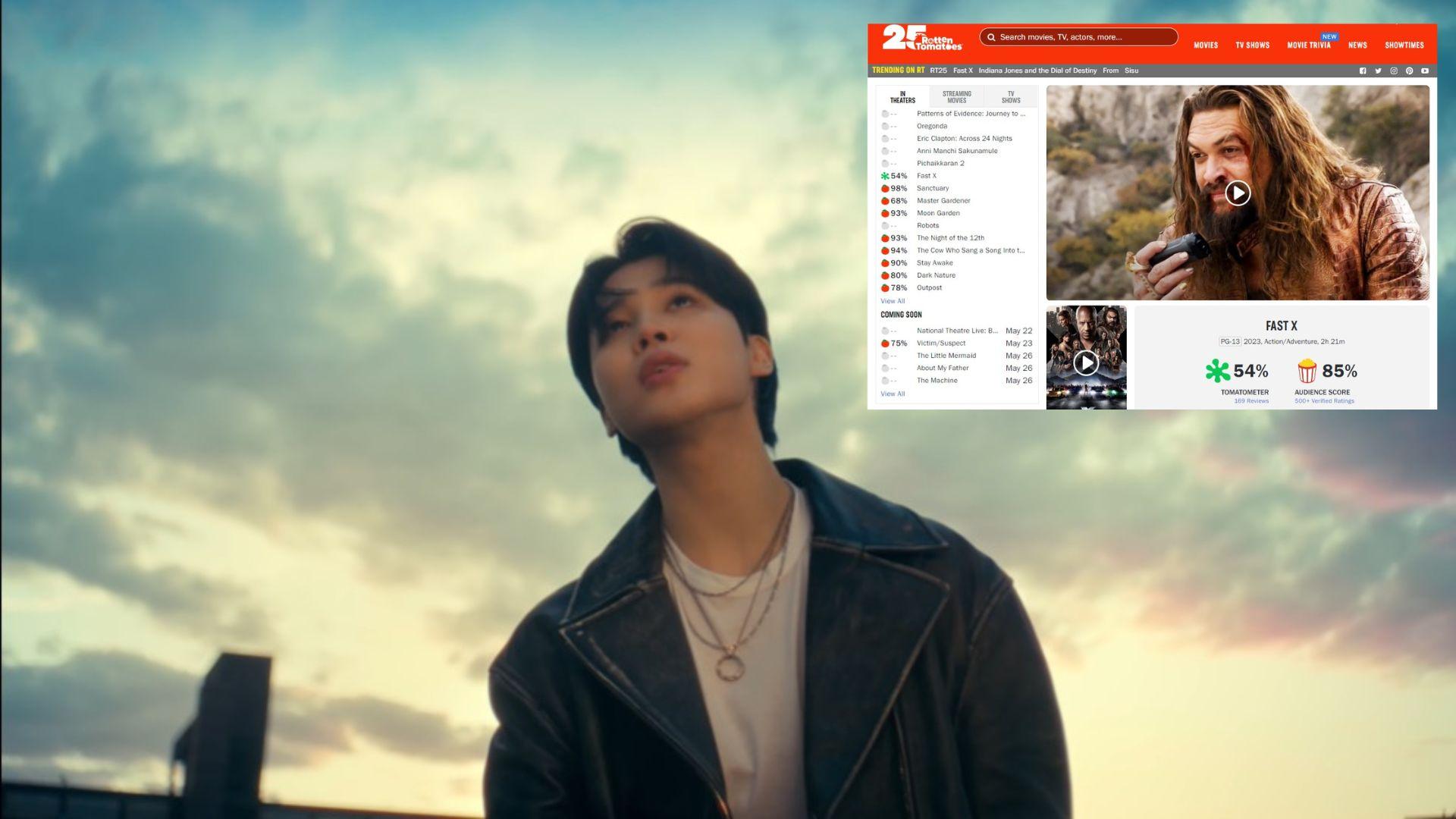 狂野時速10｜你有你踩我有我撐 Jimin@BTS為電影獻聲新歌殺入排行榜