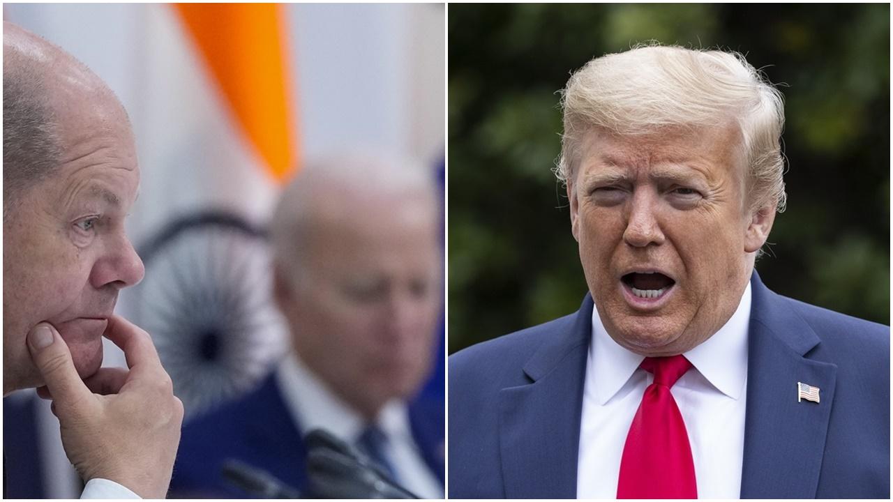 德國總理朔爾茨表態支持美國總統拜登連任，稱較上一任表現更好。(AP)