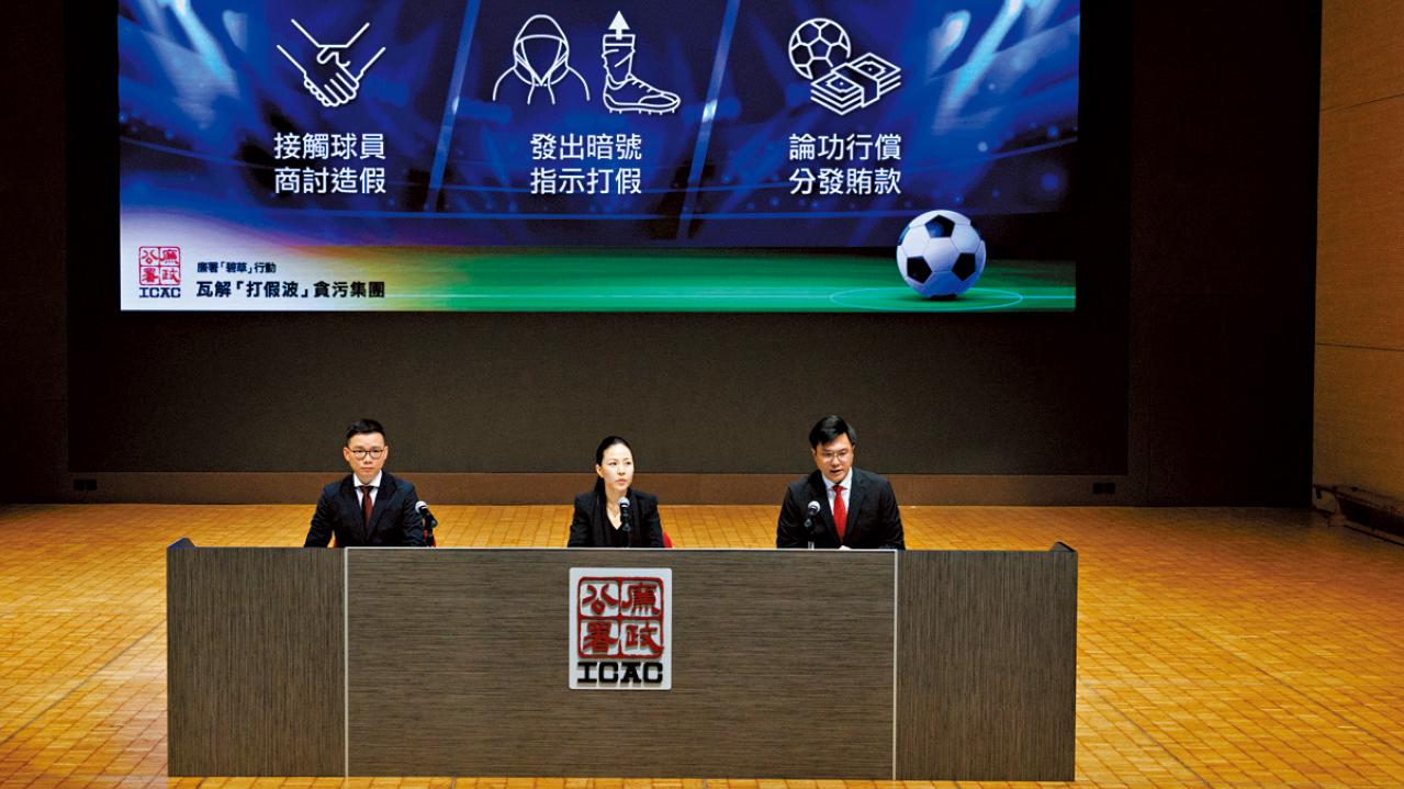 廉署拘23人涉打假波受賄案 傳涉愉園教練球員