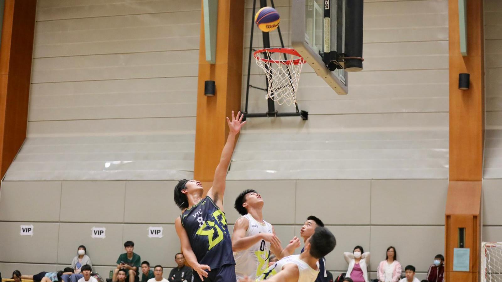 中大三人籃球賽完滿結束 中大男女子隊同以盃賽亞軍作結。（中大提供）