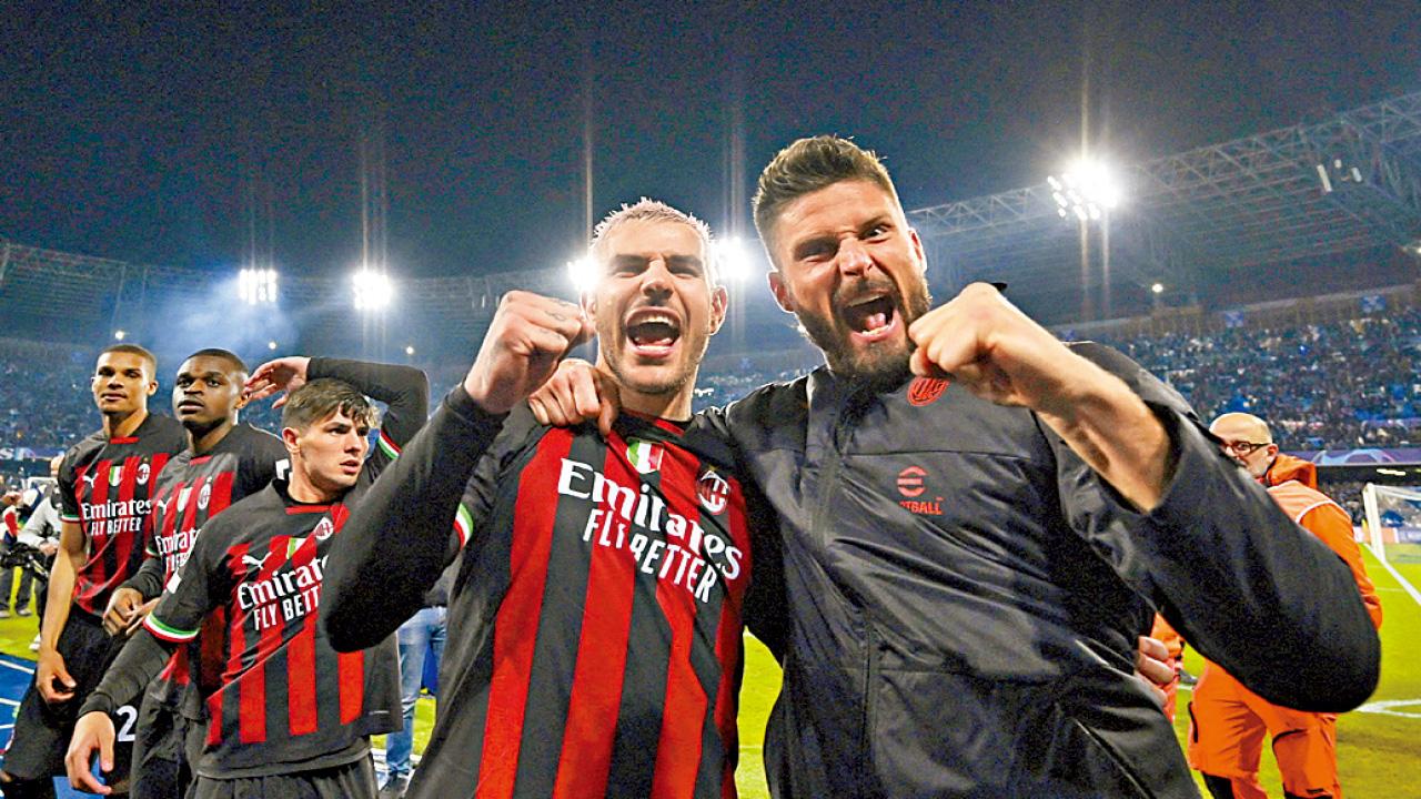 歐聯｜AC激戰國米 4強爆米蘭打吡