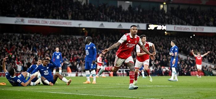 阿仙奴主場3:1擊敗車路士。(路透社)