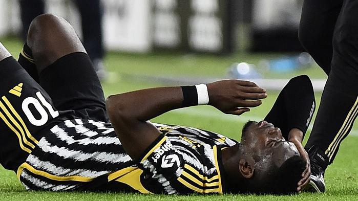 普巴在對克雷莫納賽事傷出。(路透社)