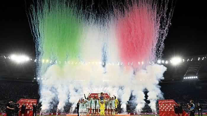 國際米蘭衞冕意大利盃。(路透社)